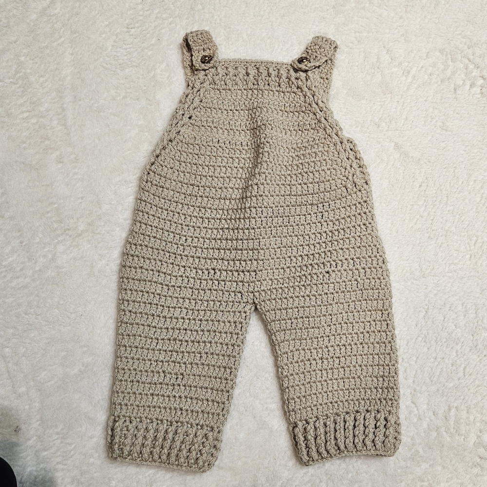 Handmade Knit Overalls